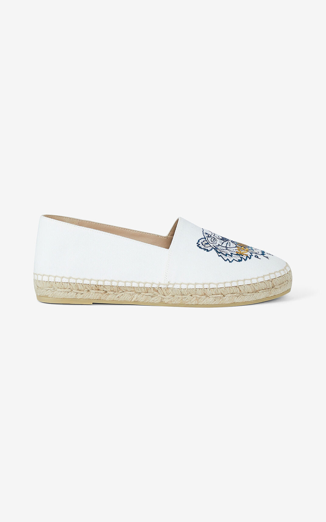 Kenzo Tiger canvas Ženska Espadrile Bela SI-1603641